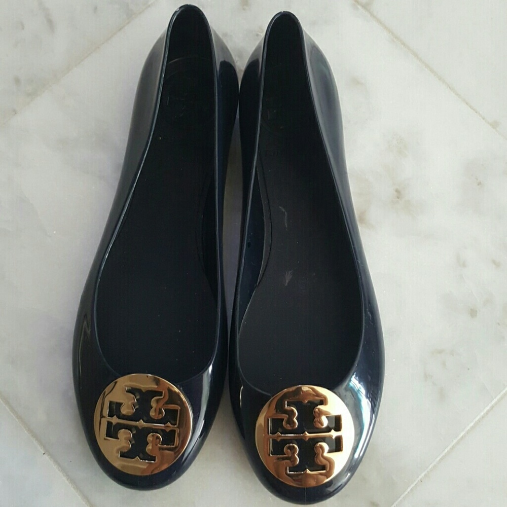 New tory burch jelly flats